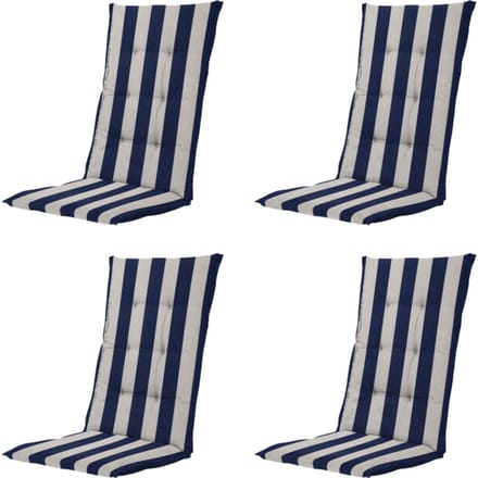 Madison kussen hoge rug amora - 123x50x5cm set van 4