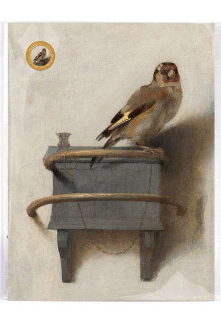 Lanzfeld Fabritius - Poster Schilderij A3 - Het Puttertje - Carel Fabritius - PP Hoes