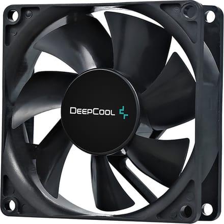 DeepCool XFAN 80 80mm Black Fan, Hydro Bearing, Low Noise