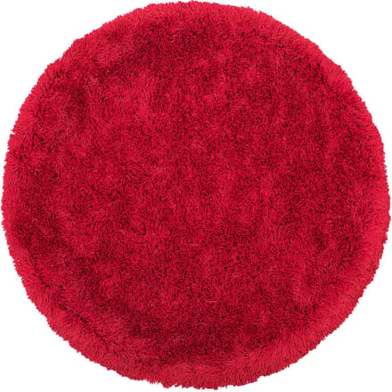 CIDE - Shaggy vloerkleed - Rood - 140 cm - Polyester