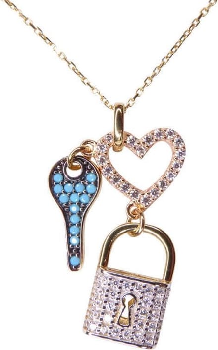 Wit gouden stervormige diamanten hanger