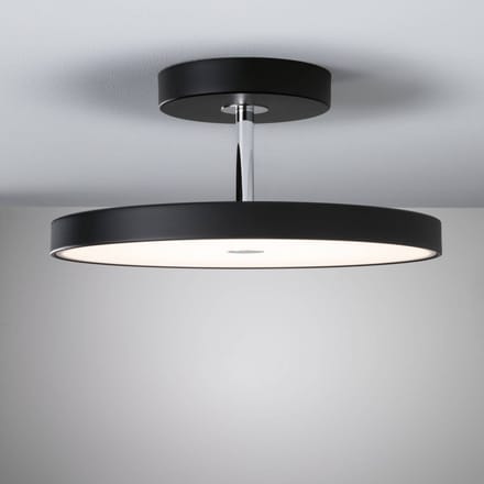 LED-plafondlamp 3-Step-Dim Hildor 2700K 2100lm 230V 26,5W dimbaar Zwart mat, Chroom