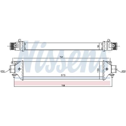 Intercooler NISSENS 96615