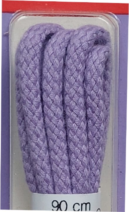 Ronilux Veter - Lila - Rond - Koord Veters - Lengte 90 cm - Dikte 4 mm - Schoenveter