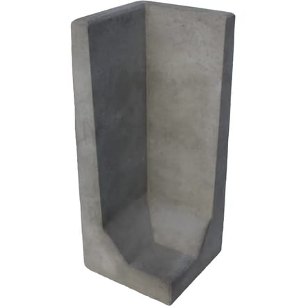 L-Hoekelement 100x40x40 Grijs