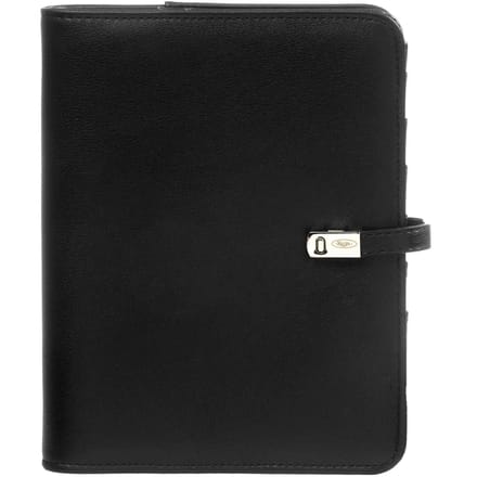 1011-70 A5 Planner Organizer Klassiek zwart 1 week per 2 paginas 2026-2027-2028