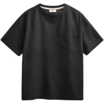 T-shirt van katoen, viscose en lin Anerkjendt Villads