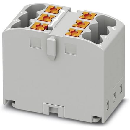 Phoenix Contact 3273264 Verdeelblok 15.6 mm Spanveer Grijs 10 stuk(s)