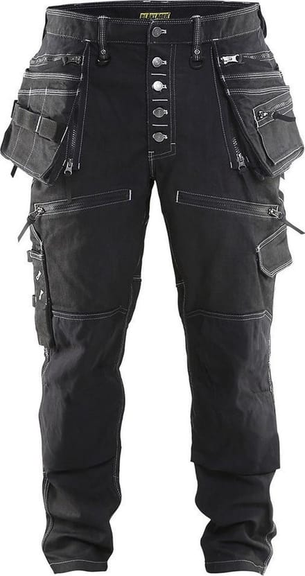 Blaklader Werkspijkerbroek Stretch X1900 1999-1141 - Mannen - Zwart - 46