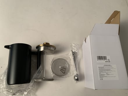 French Press-koffiezetapparaat voor thuiskantoor 1000ml zwart