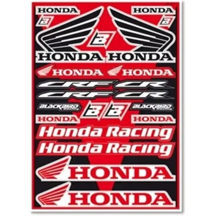 Kit decoratie motor sticker set Blackbird Racing Honda