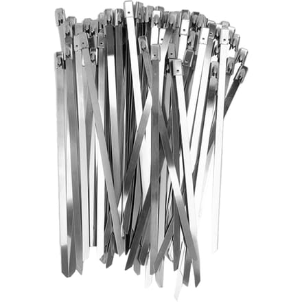 100 Stuks Kabelbinder Roestvrij Staal Slang Zip Tie Zelfvergrendelende Set Kit voor Draadlijn Type A