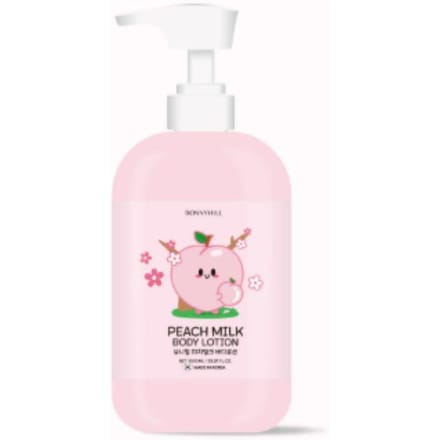 Lotion corporelle Bonnyhill Pêche Lait 1L – Lotion corporelle hydratante à pH légèrement acide white