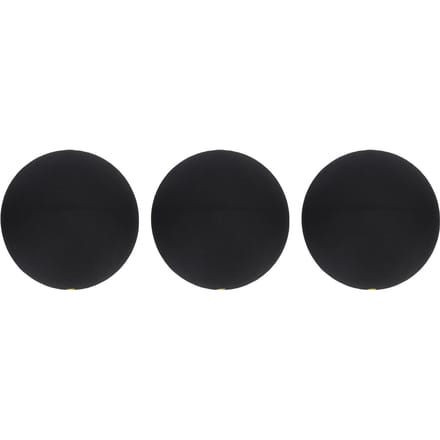 3pcs Balle de Squash Caoutchouc Élastique Balle de Squash Professionnelle pour Entraînement Pratique Compétition Yellow black