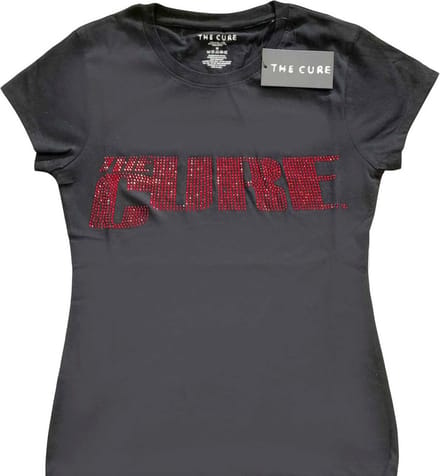 The Cure - Logo Dames T-shirt - 2XL - Zwart