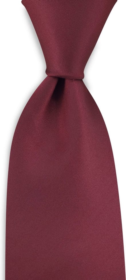 JB Collection - Stropdassen - stropdas bordeauxrood - bordeauxrood