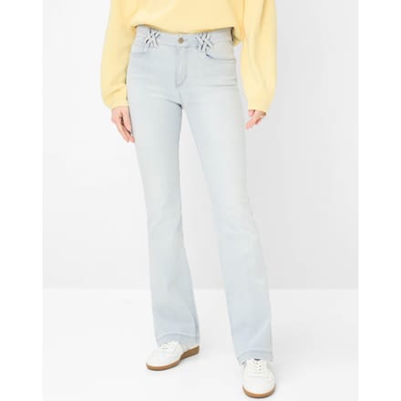 Brax Dames Jeans  Style SHAKIRA BOOT USED BLEACHED BLUE, denim lichtblauw, maat 36