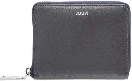 JOOP! Leren Portemonnee Lantea Blocking Nisa Purse Castlerock Donkergrijs