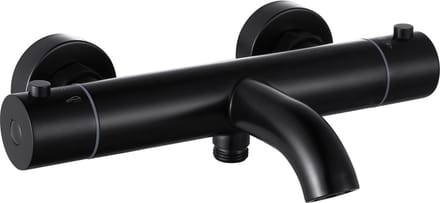Thermostatische opbouw badkraan Mat zwart