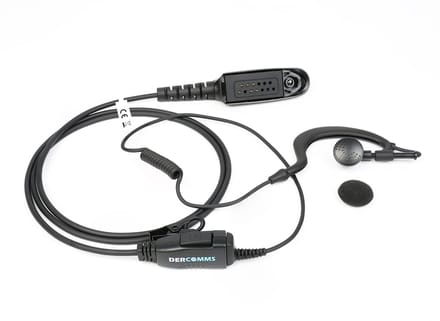 DerComms® Security oortje voor Motorola GP serie portofoon GP340 MTP700