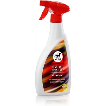 Ontklit- en glansspray voor paarden Leovet