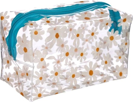 Madelief toilettas met bloemen - Puckator