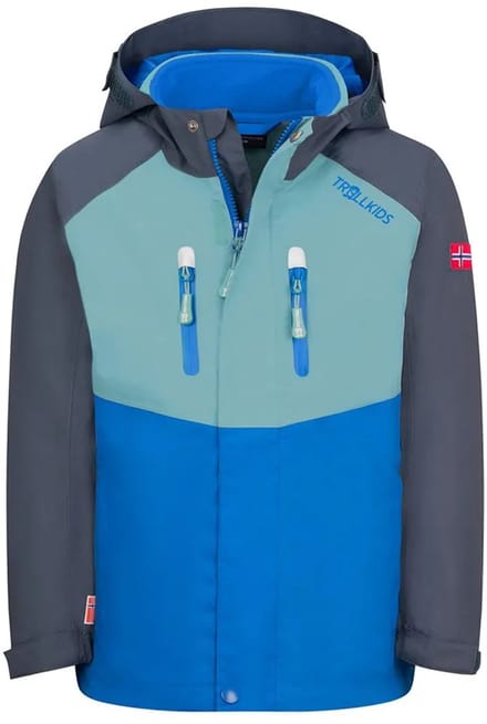 Trollkids Bryggen 3in1 Jas Blauw,Grijs 104 cm Kinderen