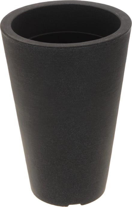 Bloempot capri rond d 24 cm antraciet