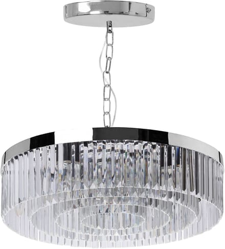 Toolight App1532-8Cp Hanglamp - Chroom - 58X58X66,5Cm