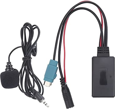 Bluetooth Carkit 5.0 AUX-adapter met Microfoonbedrading voor Autoradio's
