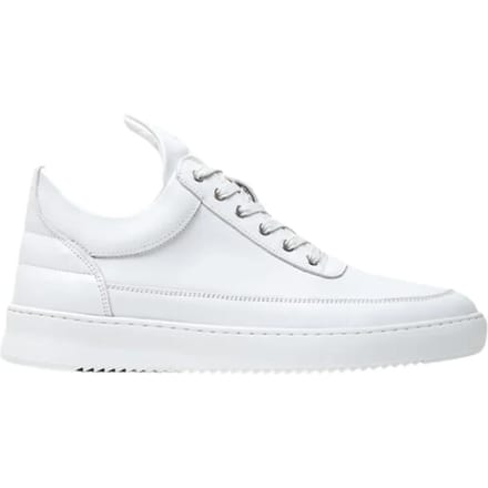 Filling Pieces Low Top Ripple Nappa Sneakers - Leer - Heren - Wit - Maat 40
