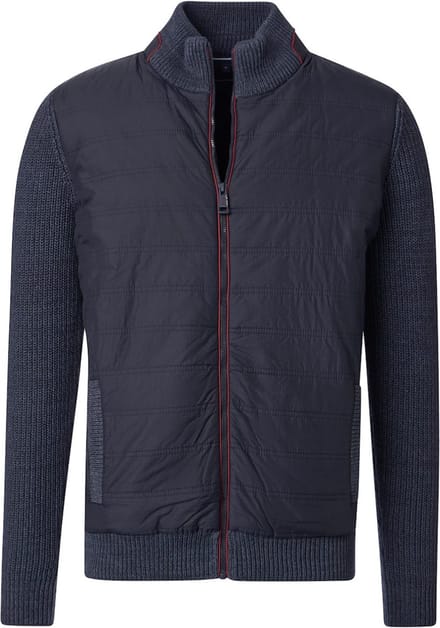 Casa Moda Expedition Gewatteerd Vest Opstaande Kraag - M