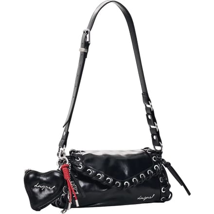 Desigual schoudertas Galaxy Zarauz Crossbody Bag Black zwart