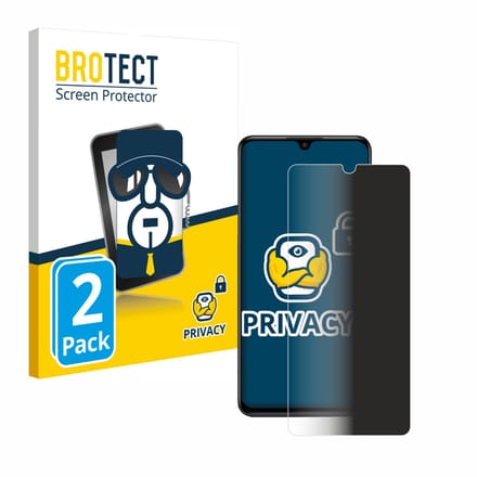 BROTECT - privacy screenprotector voor Huawei P30 lite / New Edition - Folie Beschermfolie Blauwlichtfilter 2 Stuks