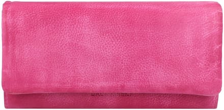 Jack Kinsky Nassau Portemonnee Leer 19 cm - Dames - Horizontaal - pink