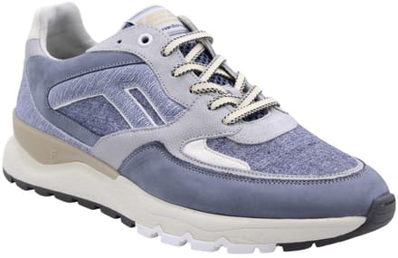 Floris Van Bommel Sfm-10154 De Treener Sneakers - Textiel - Heren - Blauw - Maat 44⅔