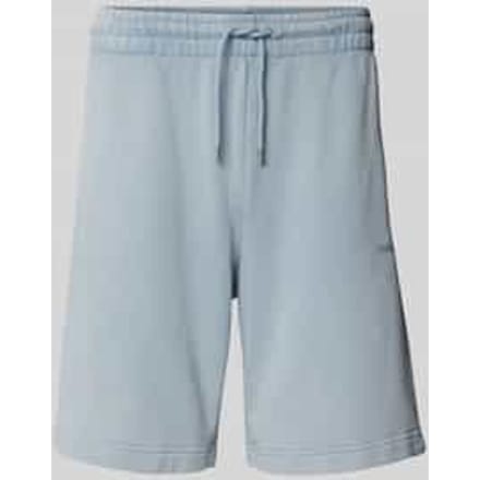 Regular fit sweatshorts met labelprint, model 'Dupaly'