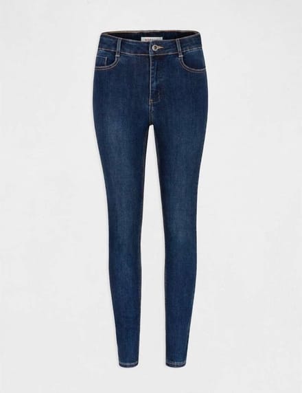 Morgan - Standard waisted slim jeans Brut 212-Pam - Color: Navy,Maat: 36