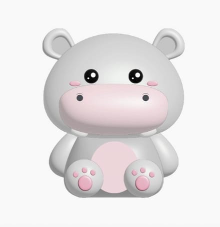iTotal XL 3D Puzzle Eraser GUM “HIPPO”5x4x6cm