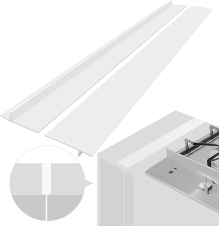 Kachelstrip houdt schoon tussen fornuis en kast 61,5 cm 2-pack
