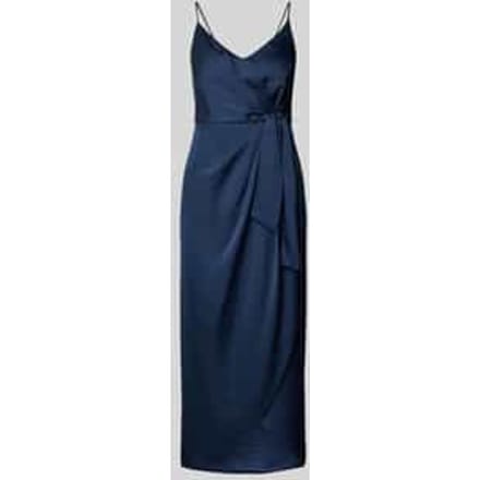 Cocktailjurk met knoopdetail