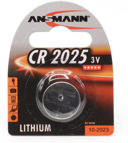 Lithium knoopcel batterij CR2025 - 3V