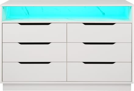 Wit Spaanplaat Multifunctionele Opbergkast Woonkamer Eetkamer Slaapkamer 120×40×85cm