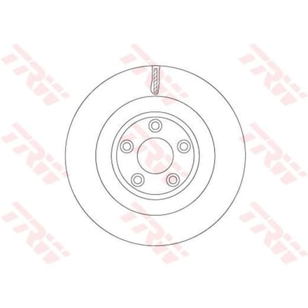 Remschijf TRW DF6816S