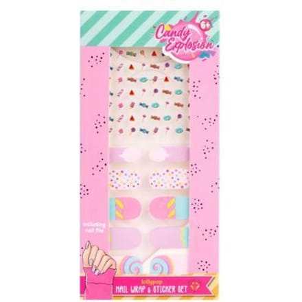 Create it! Candy Nagelsticker creatie set Opmaken en sieraden