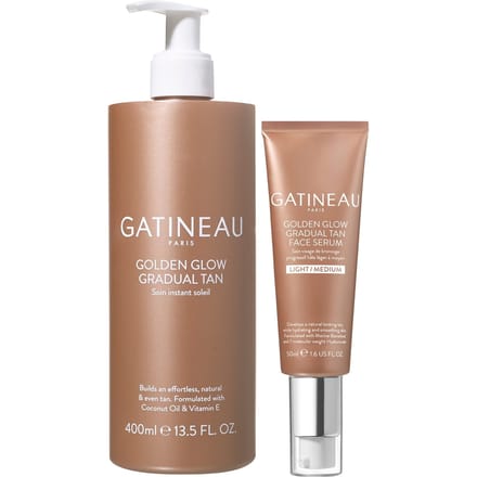 Gatineau Golden Glow Face & Body Duo 450ml - Light/Medium