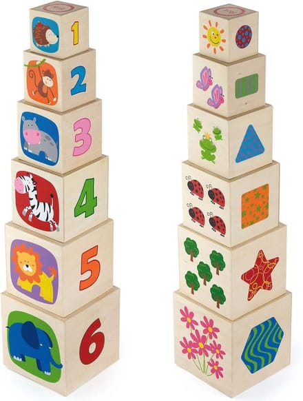 Educatief Spel - Stapelkubus
