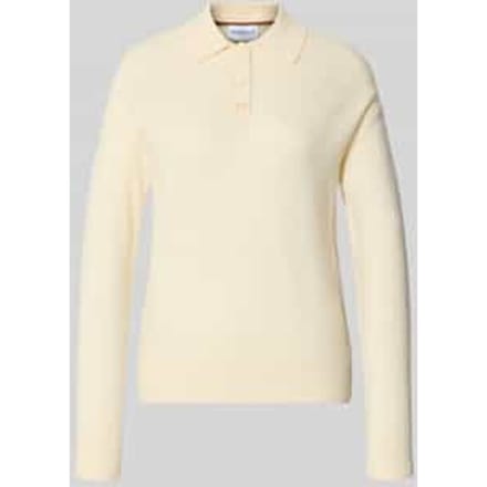 Knitwear-poloshirt van mix van wol en kasjmier model 'SORMA'