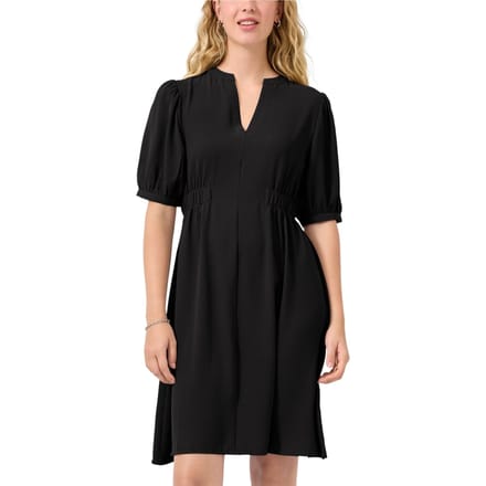 Fluid Túnica Jurk Met Elastische Taille Dames QS