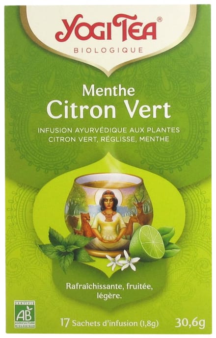 Yogi Tea Mint Lime Organic 17 Zakjes